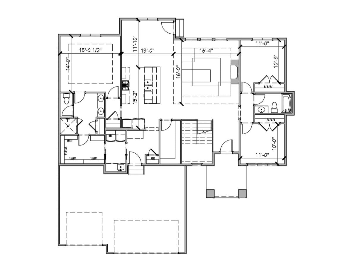Spruce Ridge Main Floor Plan
